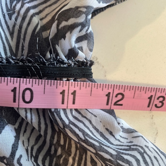 Charlotte Russe Sheer Zebra Print Cami Blouse with Adjustable Straps – Size M - Picture 12 of 15